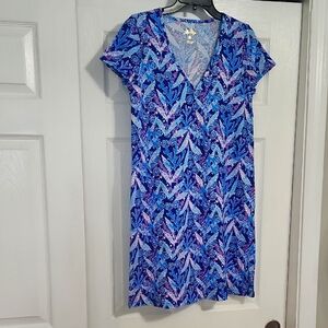 Lilly Pulitzer Blue and Purple Patterned Dress. Reduced price is firm!!!